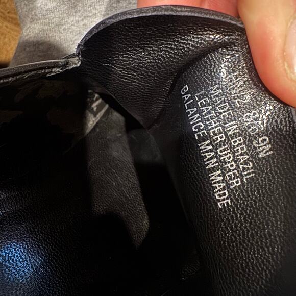 Womens Franco Sarto Shoes Size 9 N Black Leather Nolan? Heels Pumps Slip On - Picture 5 of 7